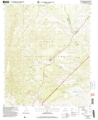 United States Geological Survey Chrome Butte, AZ (2004, 24000-Scale) digital map
