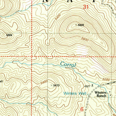 United States Geological Survey Chrome Butte, AZ (2004, 24000-Scale) digital map