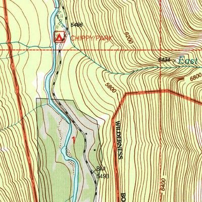 United States Geological Survey Chrome Mountain, MT (2000, 24000-Scale) digital map