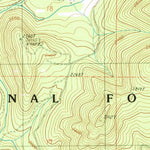 United States Geological Survey Chrome Ridge, OR (1989, 24000-Scale) digital map