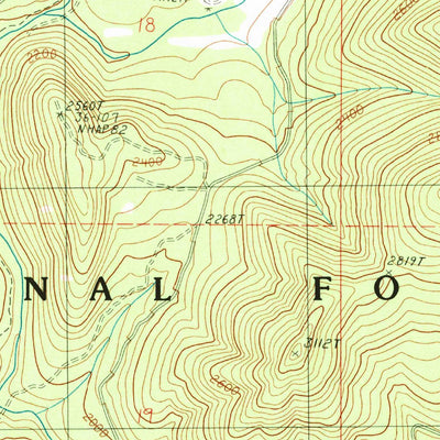 United States Geological Survey Chrome Ridge, OR (1989, 24000-Scale) digital map