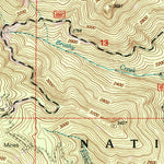 United States Geological Survey Chrome Ridge, OR (1996, 24000-Scale) digital map