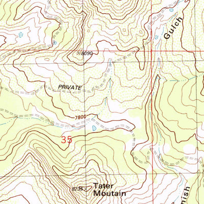 United States Geological Survey Chromo, CO (1984, 24000-Scale) digital map