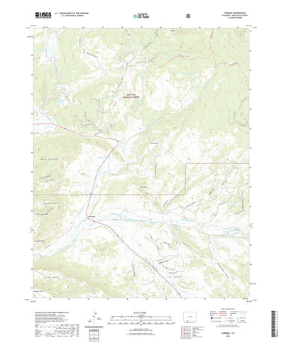 United States Geological Survey Chromo, CO (2022, 24000-Scale) digital map