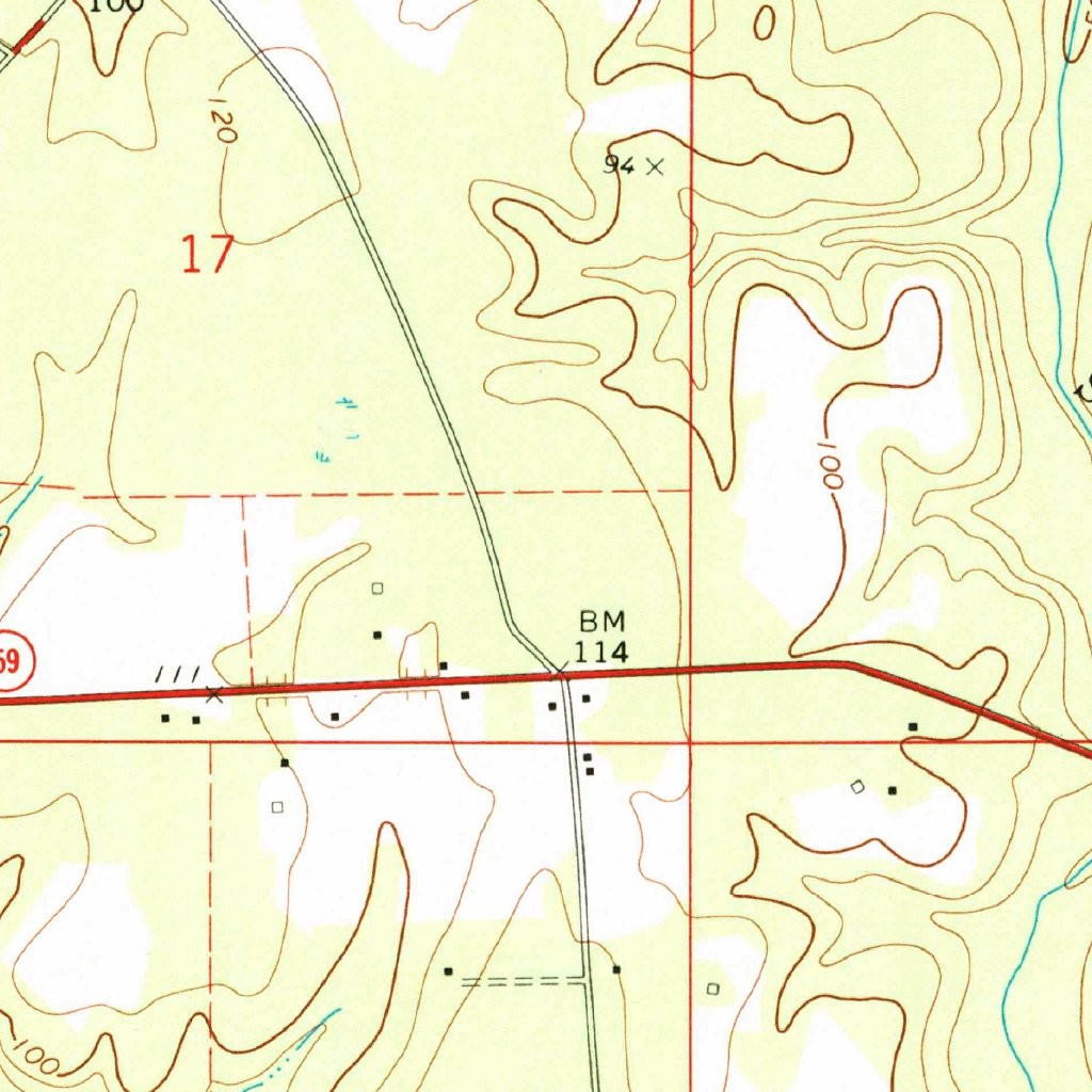 Chrysler, AL (1972, 24000-Scale) Map by United States Geological Survey ...