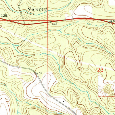 United States Geological Survey Chrysler, AL (1972, 24000-Scale) digital map