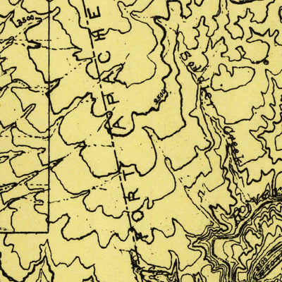 United States Geological Survey Chrysotile, AZ (1922, 125000-Scale) digital map