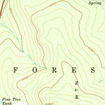 United States Geological Survey Chrysotile, AZ (1966, 24000-Scale) digital map