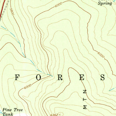 United States Geological Survey Chrysotile, AZ (1966, 24000-Scale) digital map