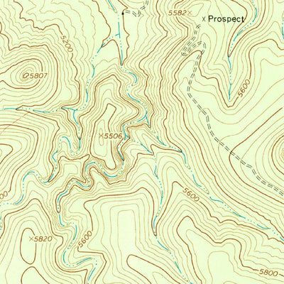 United States Geological Survey Chrysotile, AZ (1966, 24000-Scale) digital map