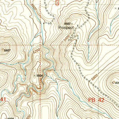 United States Geological Survey Chrysotile, AZ (2004, 24000-Scale) digital map