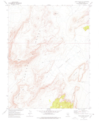United States Geological Survey Chuck Wagon Flat, NV (1967, 24000-Scale) digital map