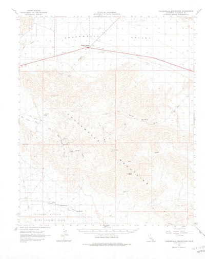 United States Geological Survey Chuckwalla Mountains, CA (1963, 62500-Scale) digital map