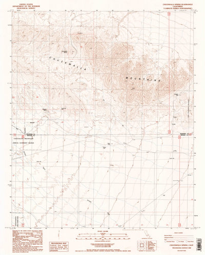 United States Geological Survey Chuckwalla Spring, CA (1988, 24000-Scale) digital map