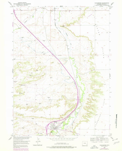 United States Geological Survey Chugwater, WY (1953, 24000-Scale) digital map