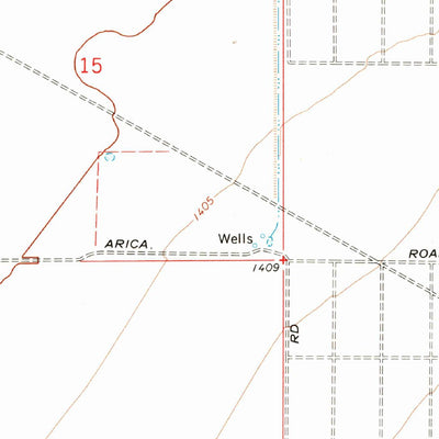 United States Geological Survey Chuichu, AZ (1965, 24000-Scale) digital map
