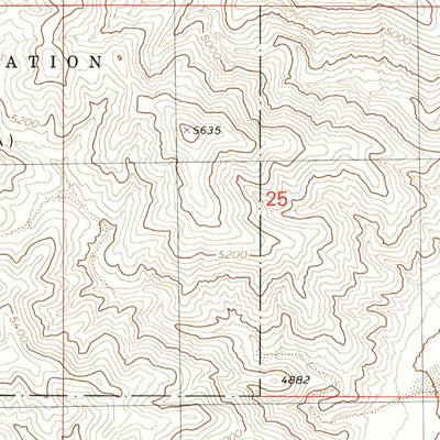 United States Geological Survey Chukar Canyon, NV (1980, 24000-Scale) digital map