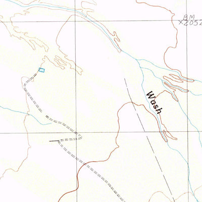 United States Geological Survey Chukut Kuk, AZ (1988, 24000-Scale) digital map