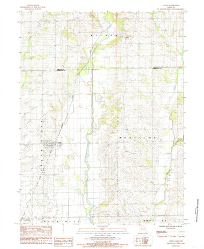 United States Geological Survey Chula, MO (1983, 24000-Scale) digital map