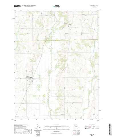 United States Geological Survey Chula, MO (2021, 24000-Scale) digital map