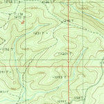 United States Geological Survey Chula Mountain, AR (1986, 24000-Scale) digital map