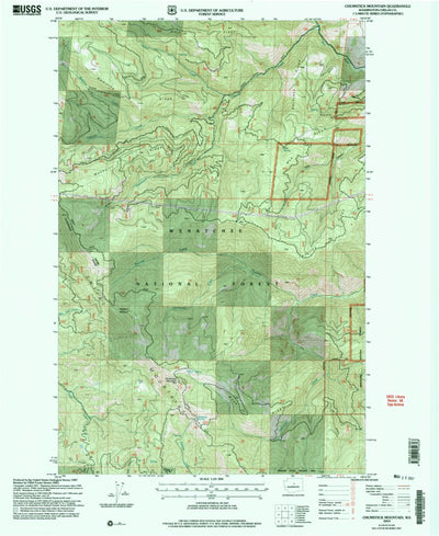 United States Geological Survey Chumstick Mountain, WA (2003, 24000-Scale) digital map