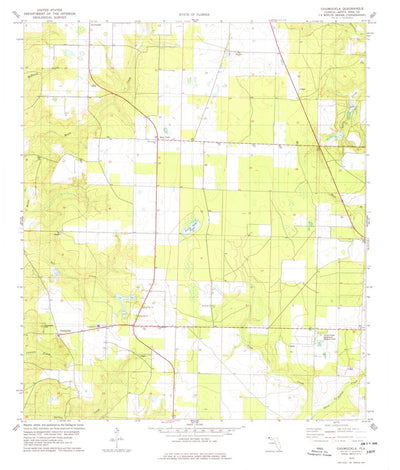 United States Geological Survey Chumuckla, FL (1978, 24000-Scale) digital map
