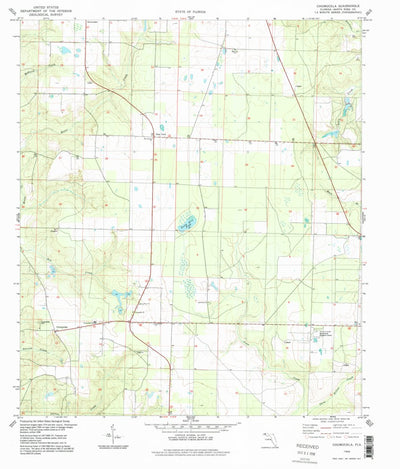 United States Geological Survey Chumuckla, FL (1994, 24000-Scale) digital map