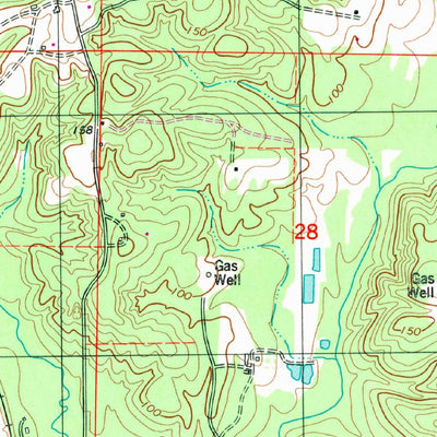 United States Geological Survey Chunchula, AL (1982, 24000-Scale) digital map