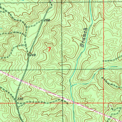 United States Geological Survey Chunchula, AL (1982, 24000-Scale) digital map