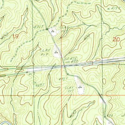 United States Geological Survey Chunky, MS (1983, 24000-Scale) digital map