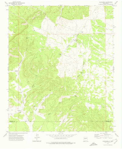 United States Geological Survey Chupadera, NM (1972, 24000-Scale) digital map