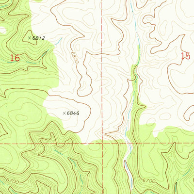 United States Geological Survey Chupadera, NM (1972, 24000-Scale) digital map