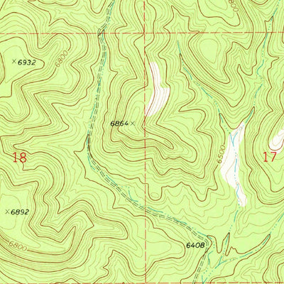 United States Geological Survey Chupadera, NM (1972, 24000-Scale) digital map