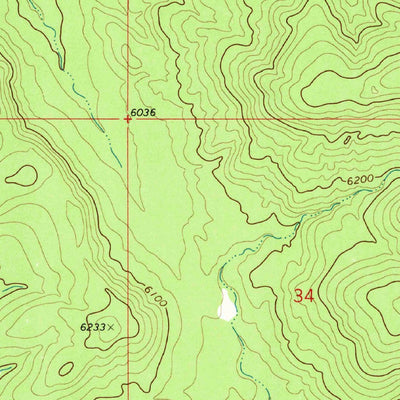 United States Geological Survey Chupadera Spring, NM (1972, 24000-Scale) digital map