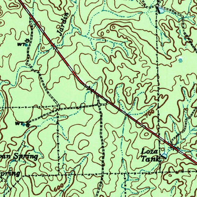 United States Geological Survey Chupadera, TX (1940, 62500-Scale) digital map