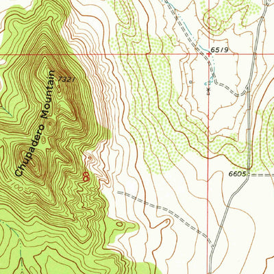 United States Geological Survey Chupadero Mountain, NM (1973, 24000-Scale) digital map