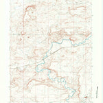 United States Geological Survey Church Butte, WY (1969, 24000-Scale) digital map