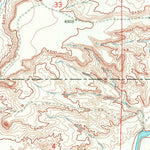United States Geological Survey Church Butte, WY (1969, 24000-Scale) digital map