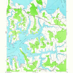 United States Geological Survey Church Creek, MD (1942, 24000-Scale) digital map