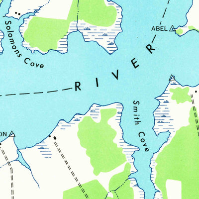 United States Geological Survey Church Creek, MD (1942, 24000-Scale) digital map