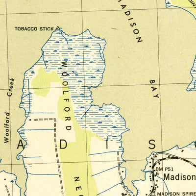 United States Geological Survey Church Creek, MD (1943, 31680-Scale) digital map