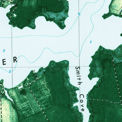 United States Geological Survey Church Creek, MD (1982, 24000-Scale) digital map