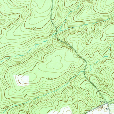 United States Geological Survey Church Hill, GA (1973, 24000-Scale) digital map