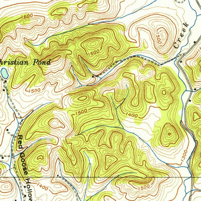 United States Geological Survey Church Hill, TN-VA (1939, 24000-Scale) digital map