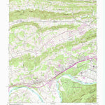 United States Geological Survey Church Hill, TN-VA (1959, 24000-Scale) digital map