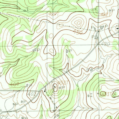 United States Geological Survey Church Hill, TX (1983, 24000-Scale) digital map