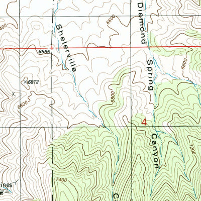 United States Geological Survey Church Mountain, NM (1982, 24000-Scale) digital map