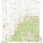 United States Geological Survey Church Mountain, NM (2004, 24000-Scale) digital map