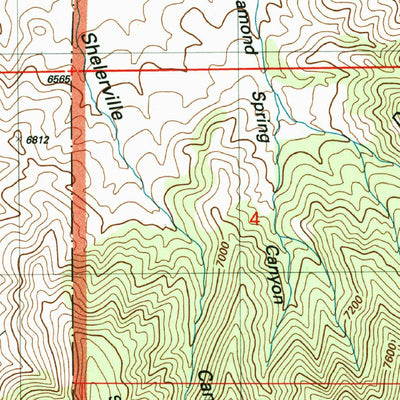 United States Geological Survey Church Mountain, NM (2004, 24000-Scale) digital map